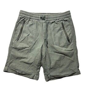 Athleta Shorts Women Size 4 Green Farallon Bermuda Stretch Twill Outdoors Hiking